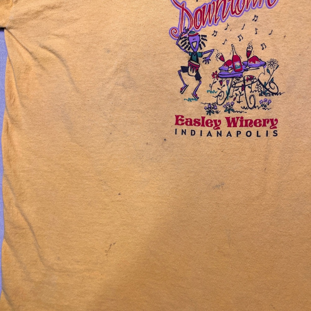Jerzees Taste of Downtown Easley Winery Indianapolis‎ Graphic T Shirt Mens XL - Picture 9 of 10